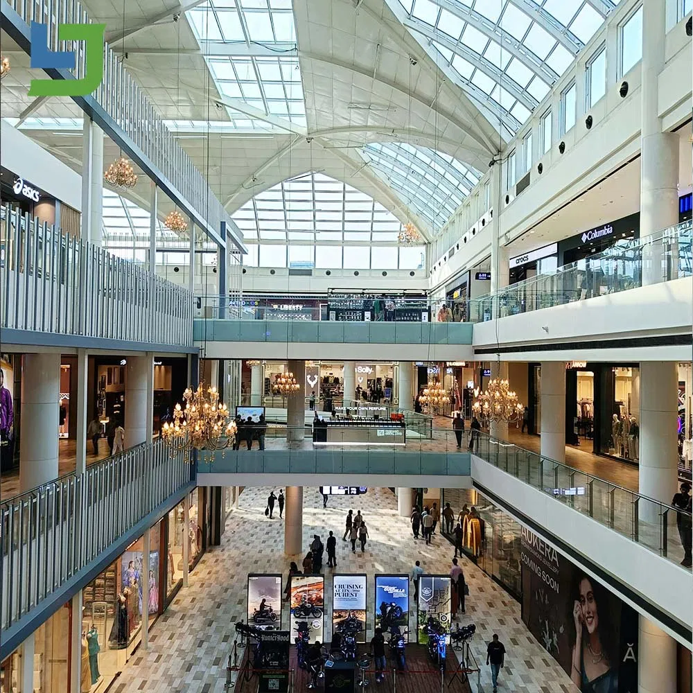 Estrutura de Aço Prefabricada Shopping Mall Edifício Comercial Personalizado