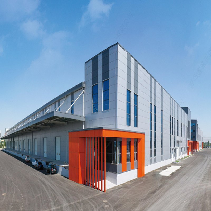 Edifício de Estrutura de Aço Modular Durável para Showroom