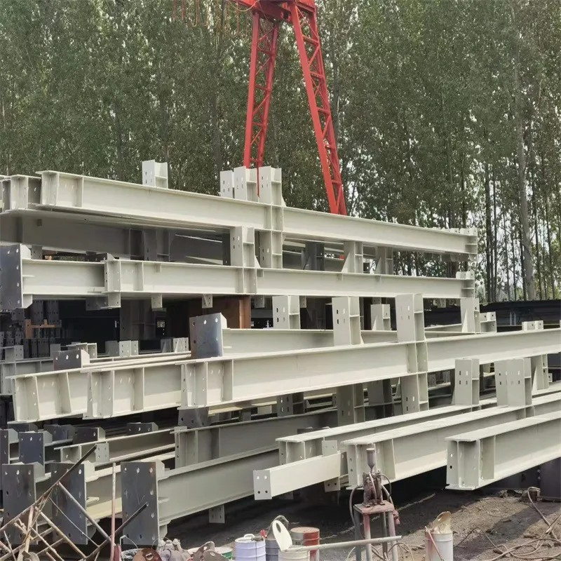 Armazém portátil pré-fabricado estrutura de aço oficina edifício comercial casa pré-fabricada