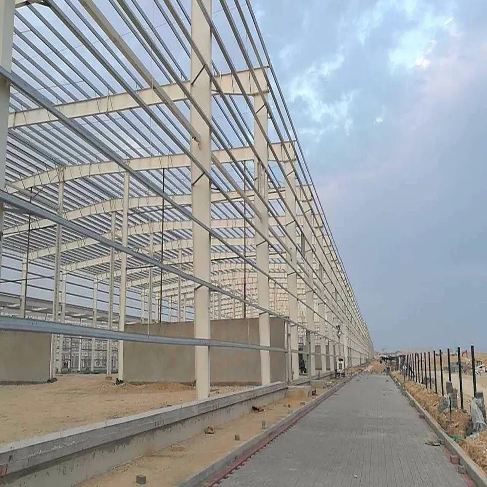 Construção de Armazém Estrutural Personalizado Oficina Hangar Edifícios Comerciais de Aço