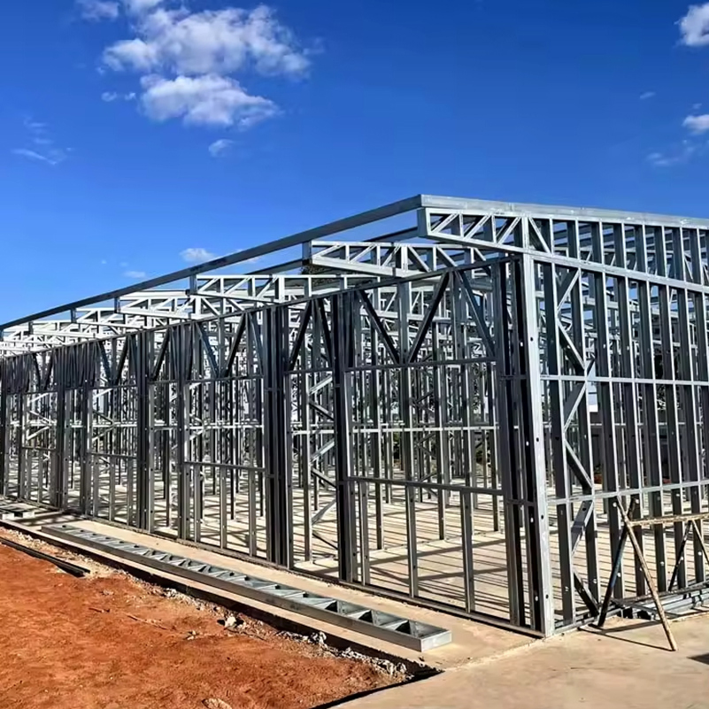 Estruturas de Aço de Alta Segurança Design de Grandes Vãos Edifícios Modulares para Fábricas