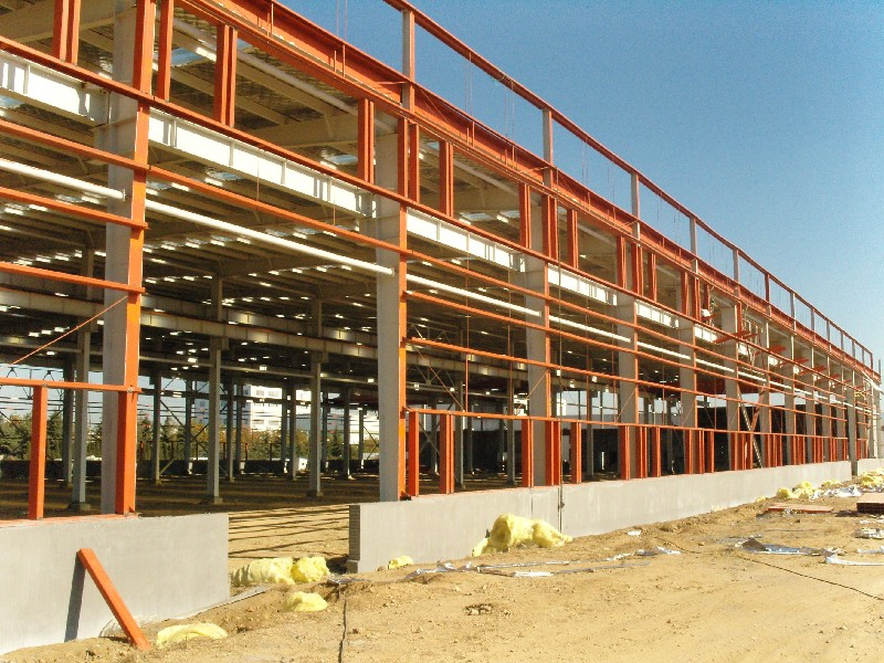 H estrutura metálica da estrutura de aço do armazém pré-fabricado Edifício