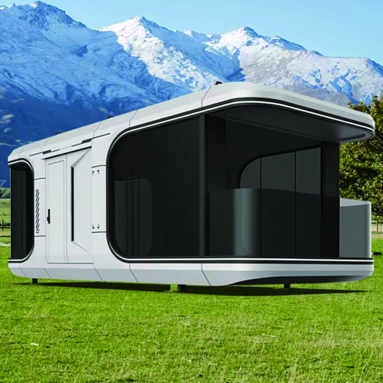 Cápsula Espacial Luxuosa Cabine Inteligente Edifício Prefabricado Adequado para Uso Residencial ou Hotel Comercial