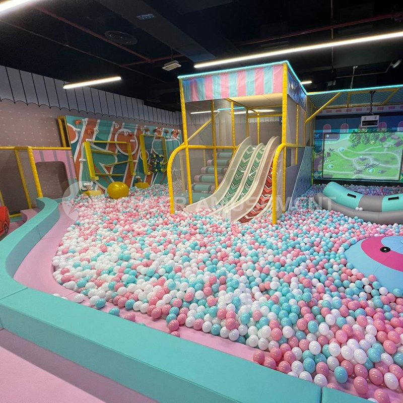 Centro de Diversão Familiar para Crianças com Escorregador de Ondas LED da Cheer Amusement