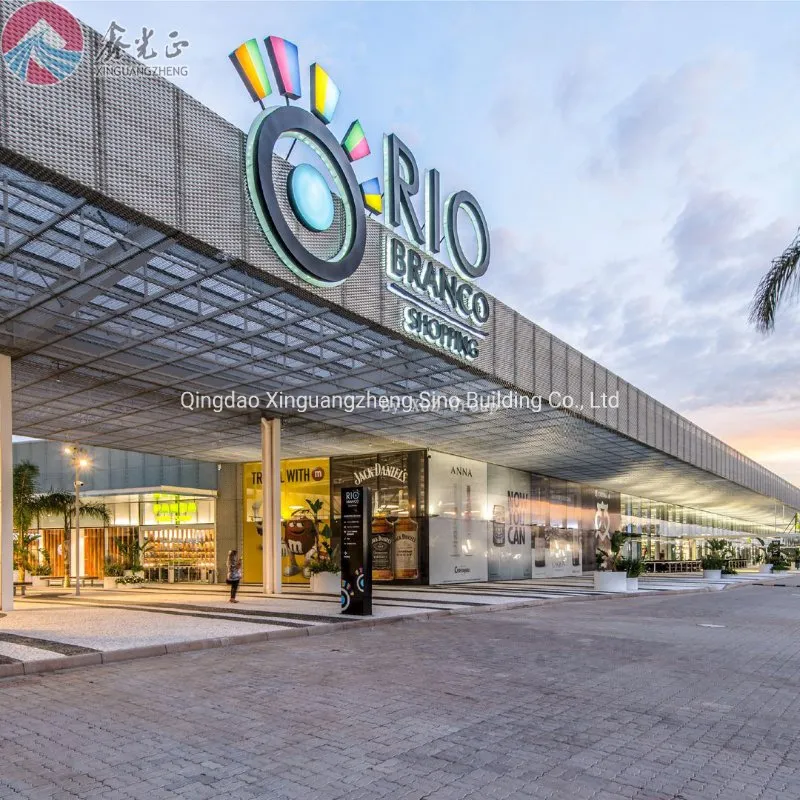 Centro de Exposição de Estrutura de Aço Prefabricada com Sistema de Cobertura de Design Moderno