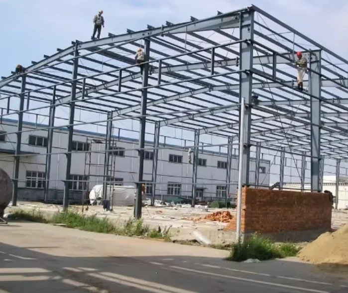 Pacote de Construção Instalação Estrutura de Aço Fábrica Armazém Casa Edifício Comercial Estrutura de Aço
