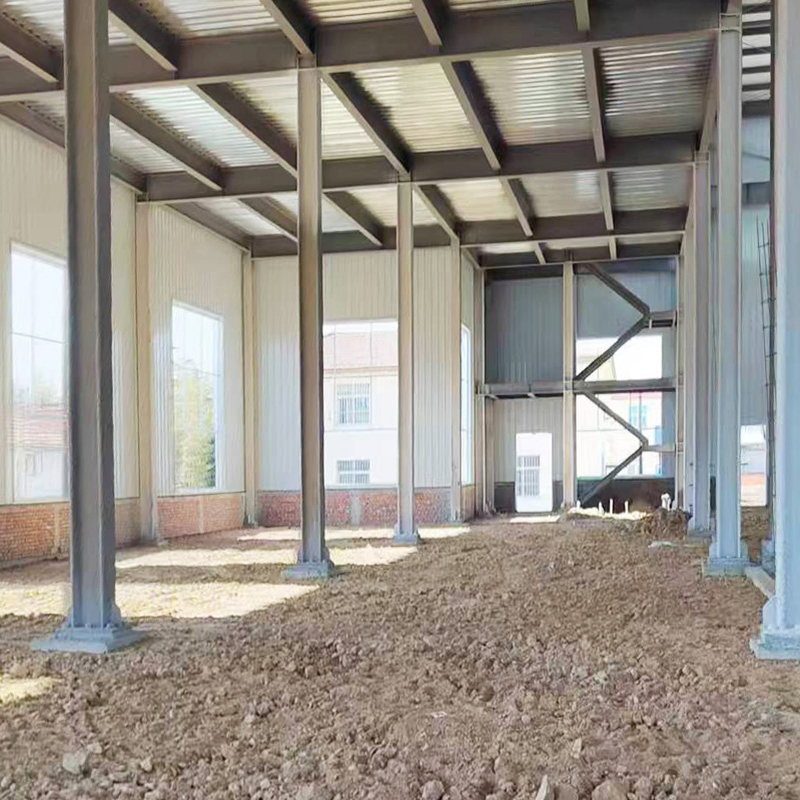 Edifício de Estrutura de Aço de Rápida Montagem em Múltiplos Andares para Uso Comercial