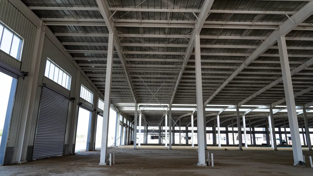 Construção de Estrutura Metálica Prefabricada de Grande Vão e Rápida Montagem Fábrica de Estrutura de Aço Leve