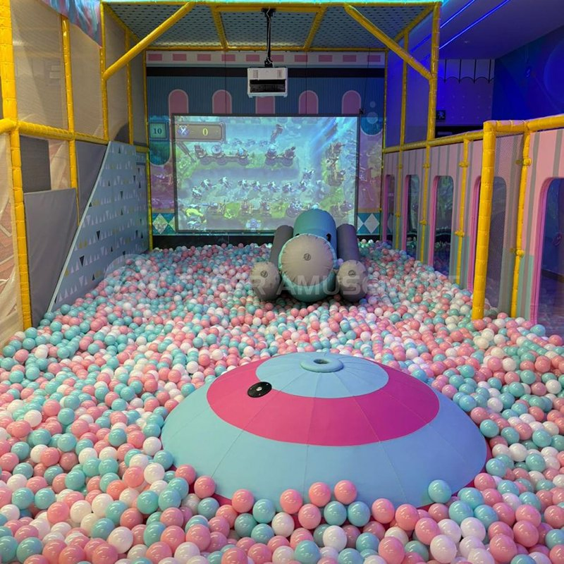 Centro de Diversão Familiar para Crianças com Escorregador de Ondas LED da Cheer Amusement