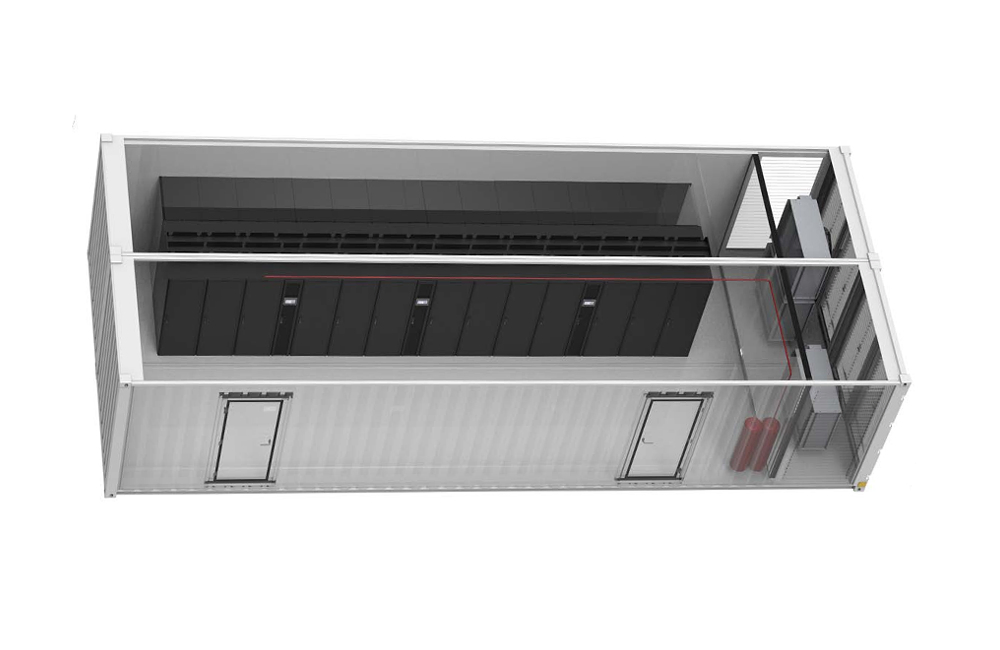 Container de Gabinete de Alta Qualidade 40FT para Hospedagem de TI