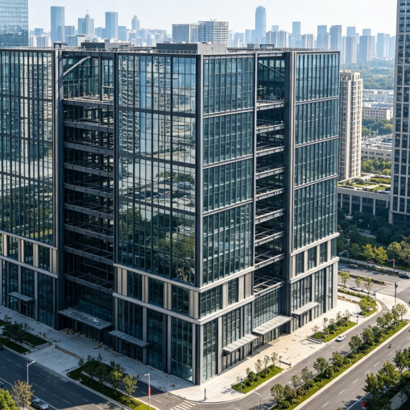 Venda Quente Modular Novo Design Alta Qualidade Metal Fábrica Edifício de Escritório