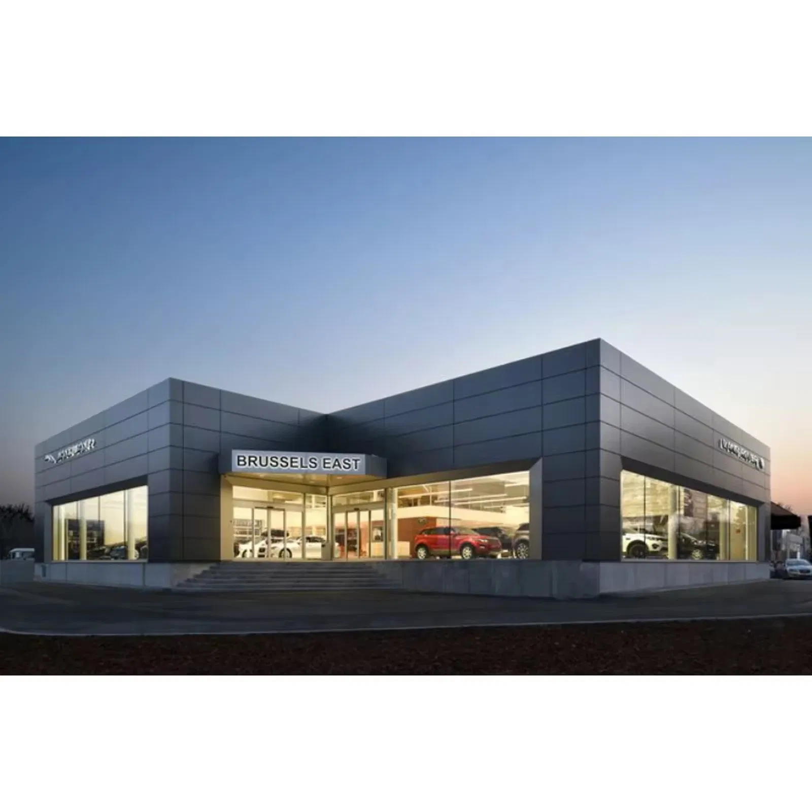 Indústria Modular Prefabricada Comercial Estrutura de Aço Metal Construção de Oficina