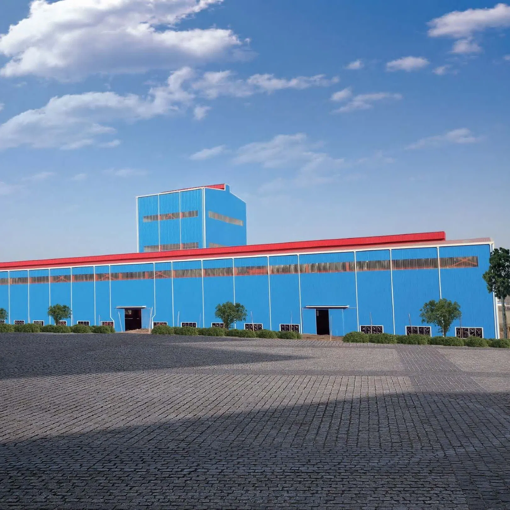 Casa Prefabricada Personalizada Estrutura de Aço Edifício Industrial e Comercial
