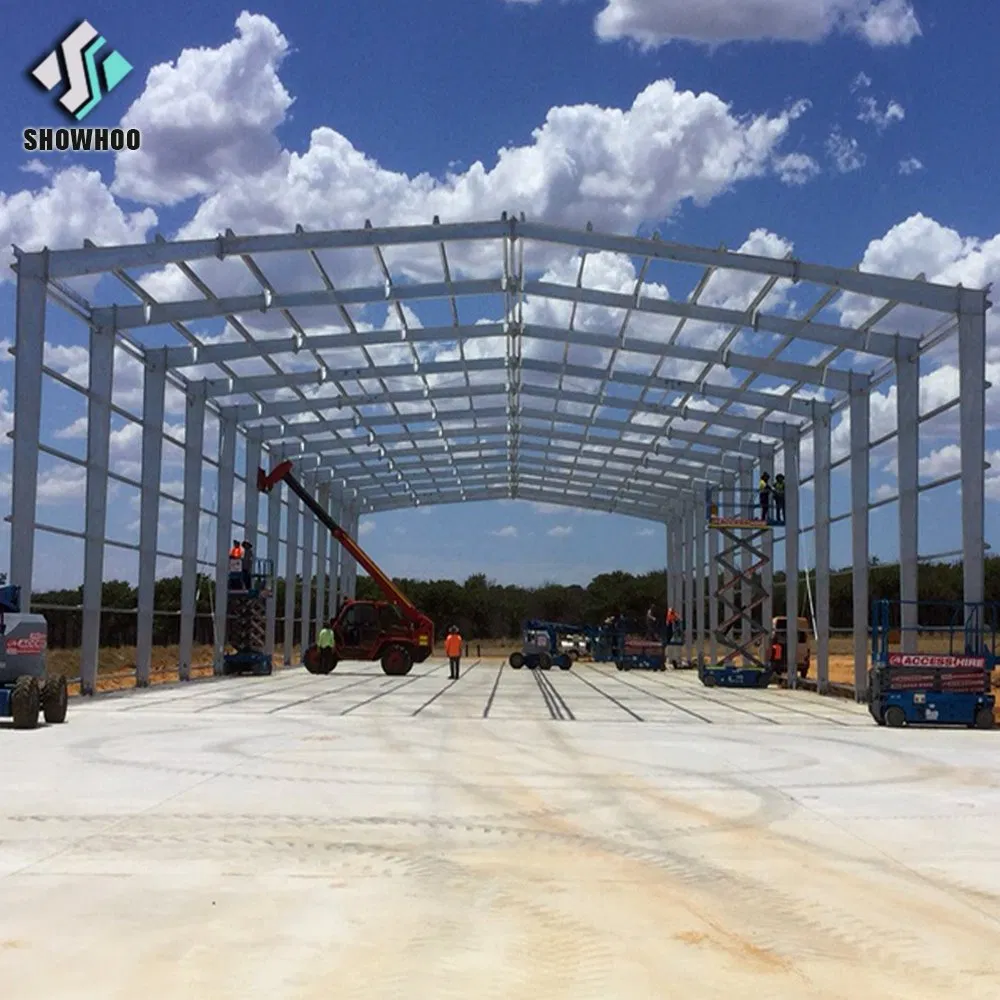 Edifício Comercial de Estrutura de Aço Prefabricada Personalizada de Alto Desempenho com Estrutura de Aço
