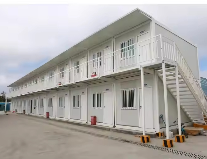Casa Contêiner Modular 20FT Desmontável para Edifício Comercial de Escritórios Pré-fabricado de Múltiplos Andares