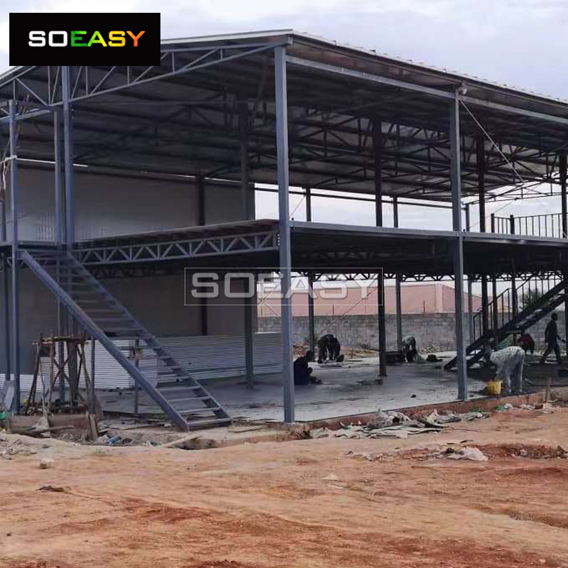Construção Rápida de Edifício Prefabricado de Aço de Alta Qualidade para Dormitório
