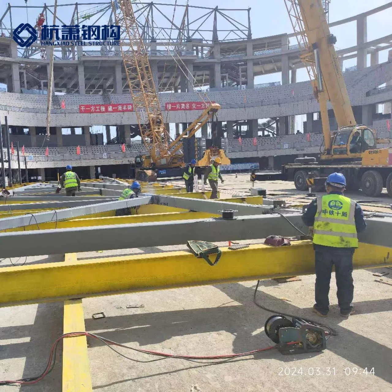 Construção de Deck de Treliça de Aço Pré-fabricado para Edifícios de Alto Padrão Pré-fabricados de Múltiplos Andares