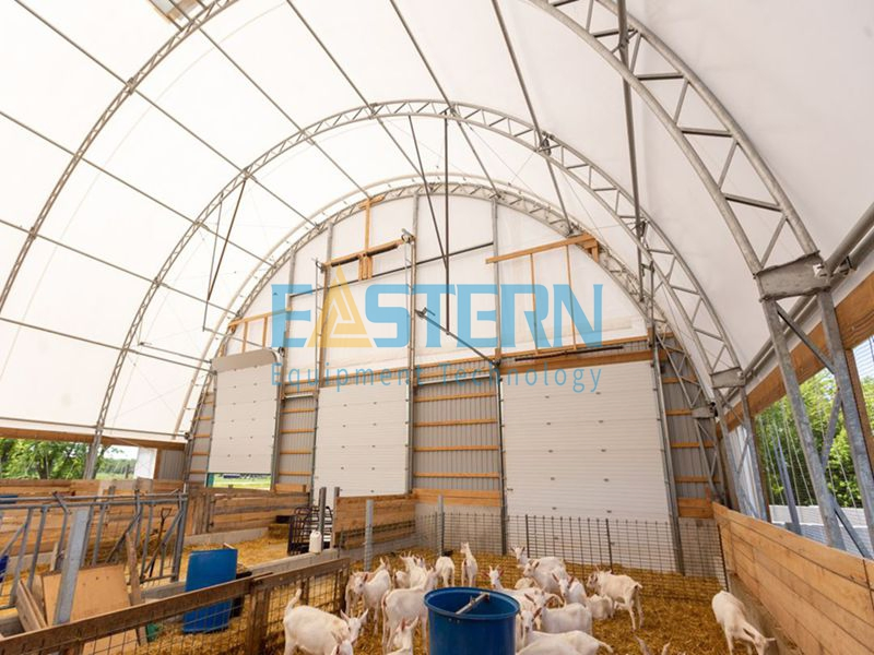 Tenda de Armazenamento de Tecido Portátil Comercial