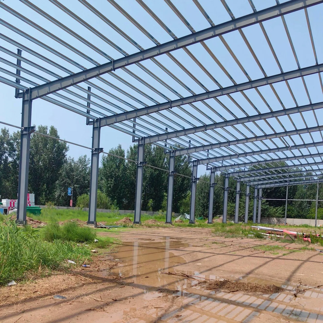 Bom Serviço Lã de Rocha Poliuretano Prefabricado Personalizado Escritório Comercial Estrutura de Aço Durável Edifício de Múltiplos Andares