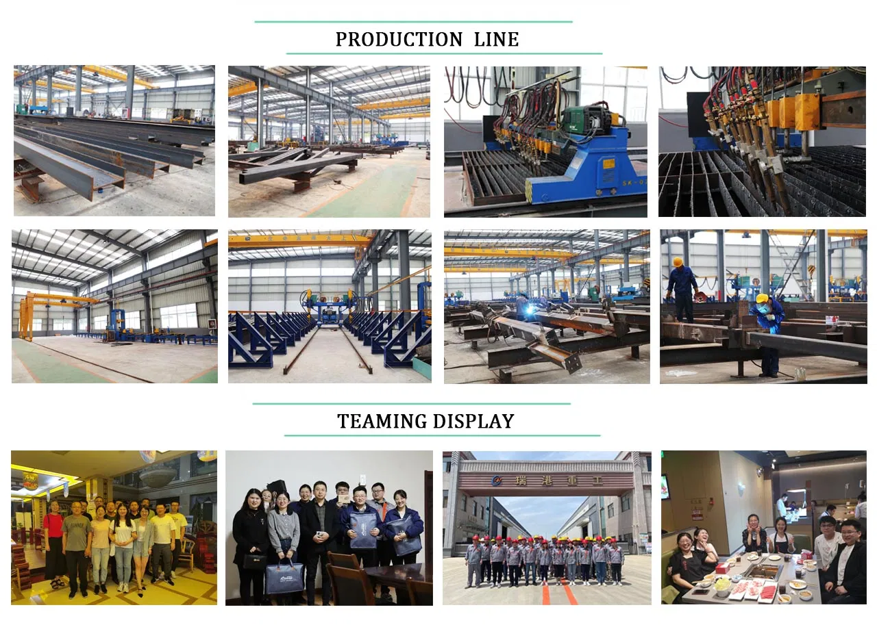 Armazenamento móvel modular pré-fabricado acessível, projetado, estrutura de aço leve e pesada, piso, oficina comercial, projeto de construção de ponte
