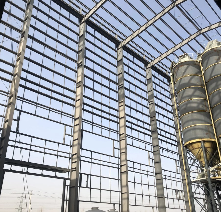 Estrutura de Aço Industrial Oficina Armazém de Aço/ Edifício de Fábrica Pré-fabricada