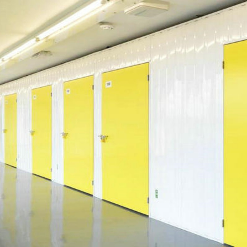 Unidades de armazenamento móvel dobráveis e portáteis em estrutura de aço para uso em edifícios de escritórios