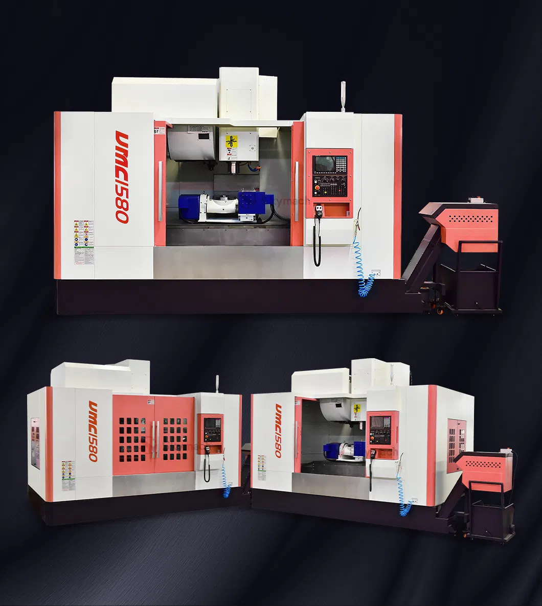 Vmc1580 Centro de Usinagem Vertical CNC com Controle GSK Fanuc Bt50 Eixo 3-Axis para Peças Automotivas Médias