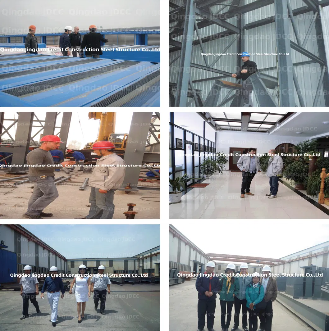 Customer visiting factory