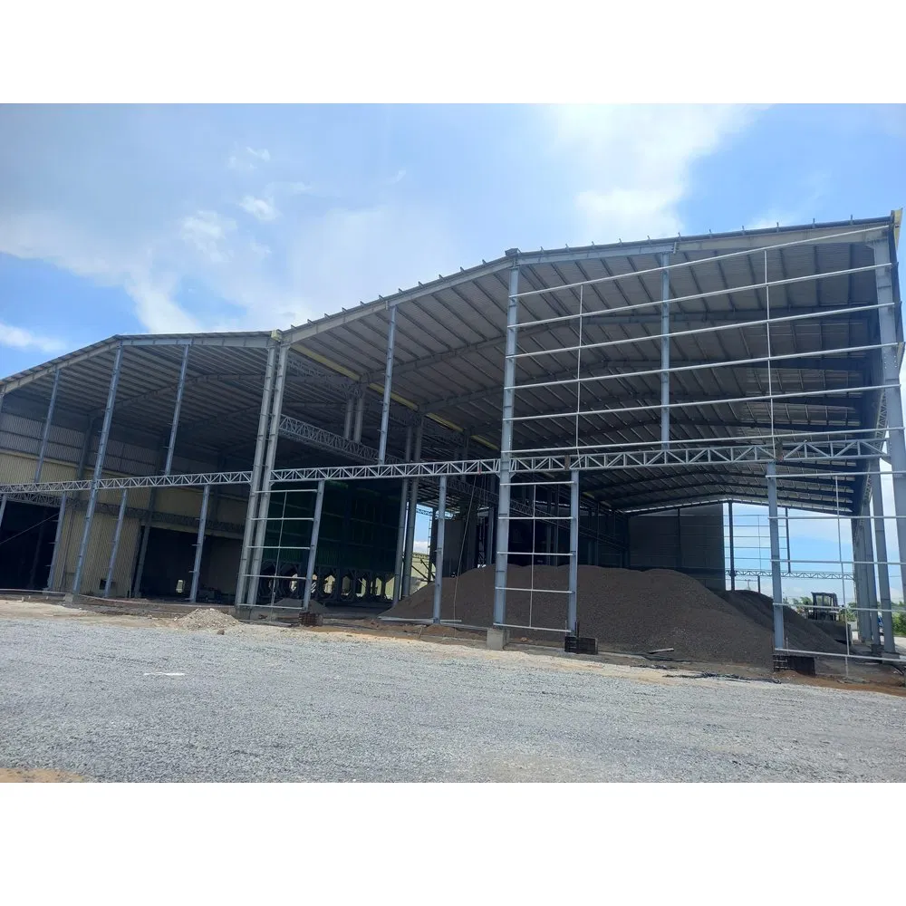 Estrutura de Aço Metálico Personalizada para Edifícios Industriais, Agrícolas e Comerciais, Armazenamento de Edifícios Metálicos