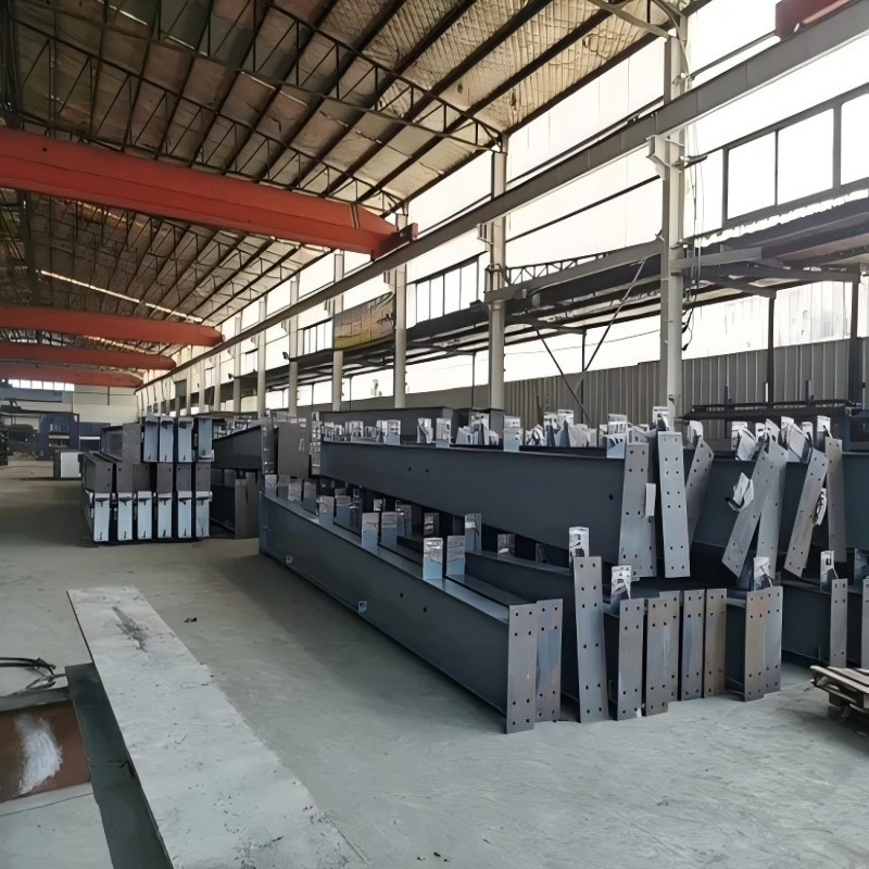 Estrutura de Aço Personalizada de Metal para Oficina com Grande Vão, Edifício de Estrutura Espacial Durável e Econômico em Aço de Alta Resistência