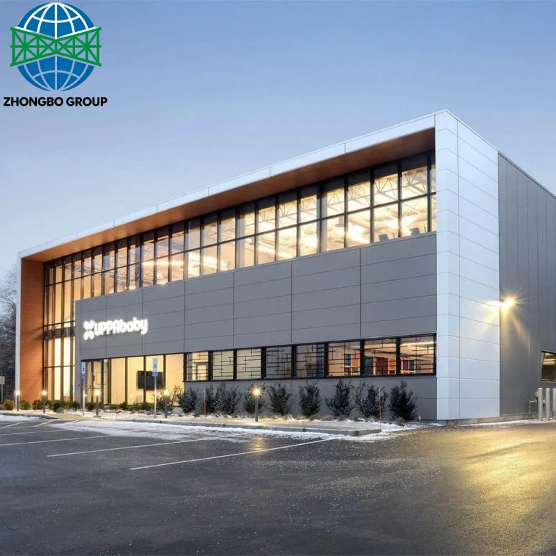 Edifício Comercial de Hotel de Vários Andares Moderno Prefabricado Personalizado em Metal para Shopping Mall