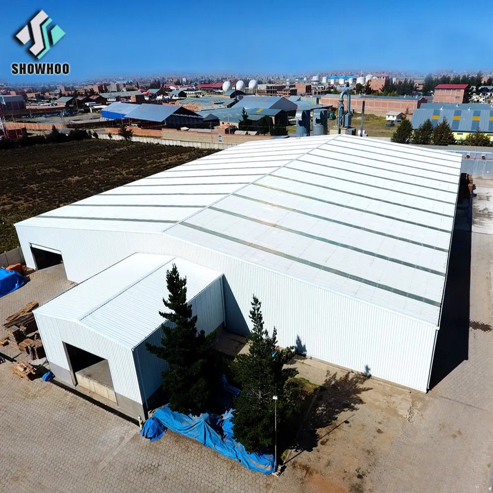 Planos de Construção de Galpão Estrutural de Aço Prefabricado Comercial Edifício Armazenagem Portátil Prefabricado
