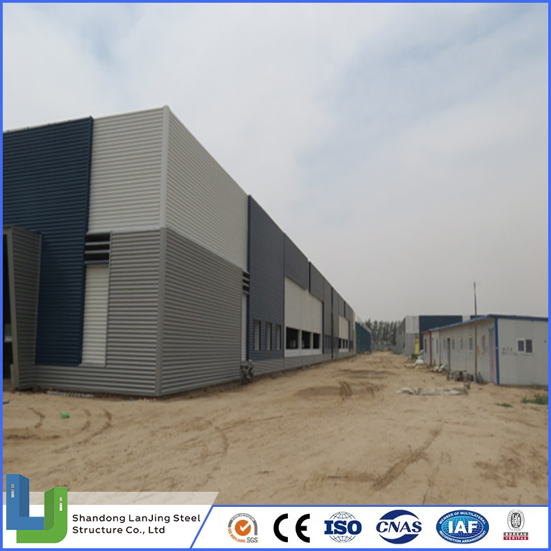 Estruturas Portáteis de Edifícios Pré-fabricados para Armazém e Edifícios Comerciais com Estrutura de Aço na China