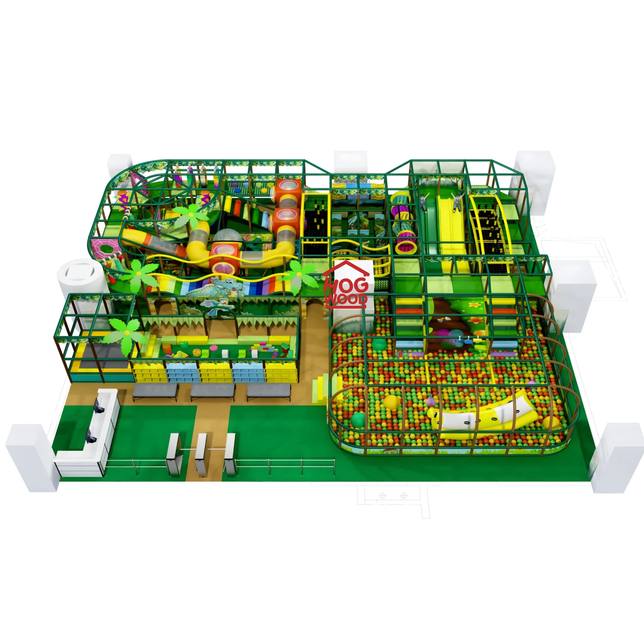 Fabricante de Equipamentos de Playground Interno Acessíveis - Nosso Centro de Brincadeiras Macias, Preço de Fábrica com Valor de Alta Qualidade