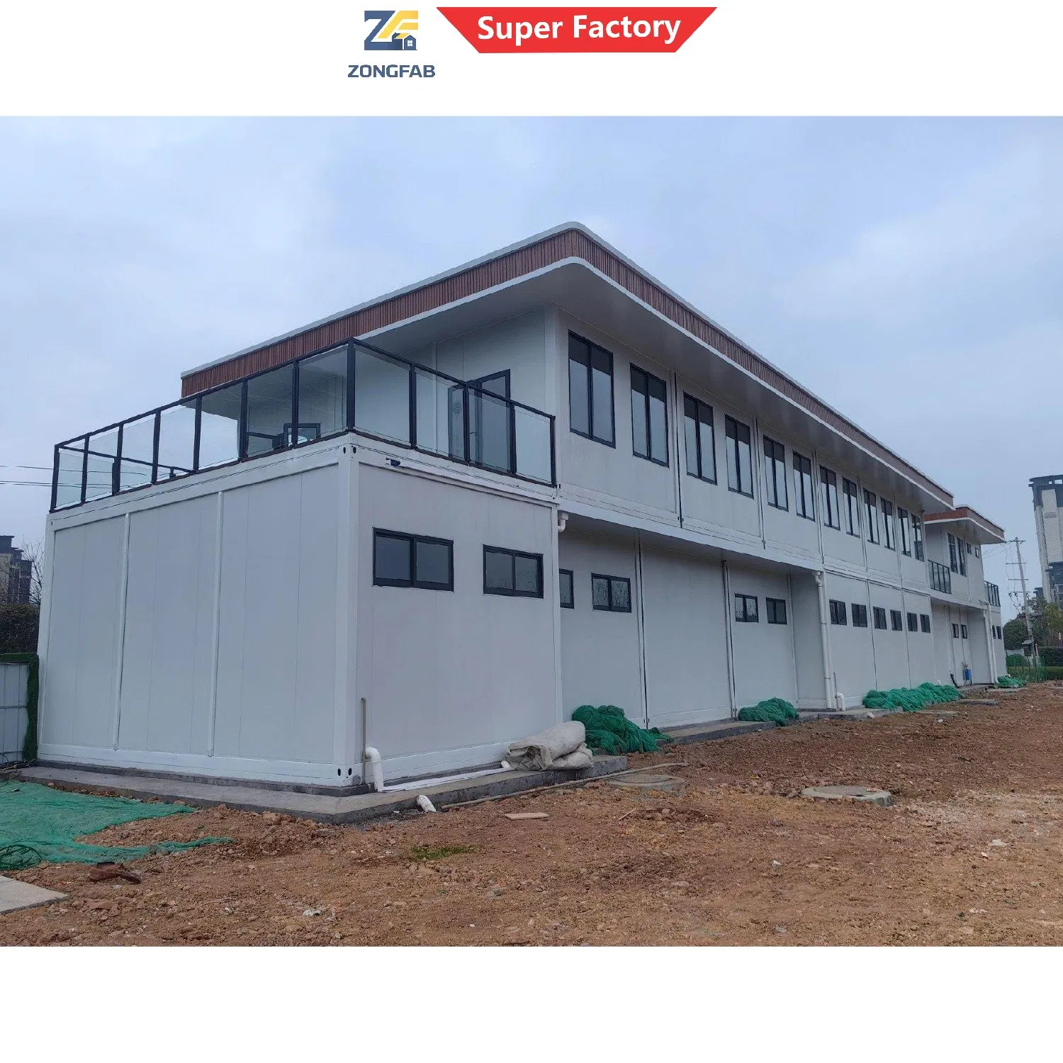 Construir em pouco tempo edifício modular de aço pré-fabricado, container de aço, projeto de instalação escolar, sala de aula, instalação governamental