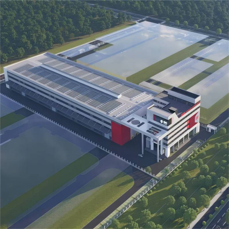 Edifício Moderno Novo Sustentável em Estrutura de Aço com Painéis Solares (XGZ-Z286)