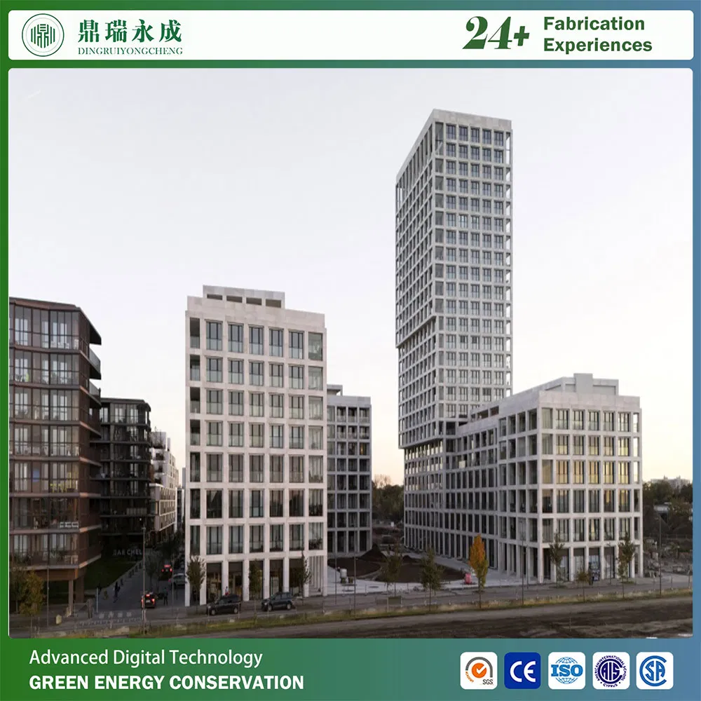 Entrega Rápida Design Gratuito Estrutura de Aço Prefabricada Material para Edifício de Múltiplos Andares com Preço Mais Baixo
