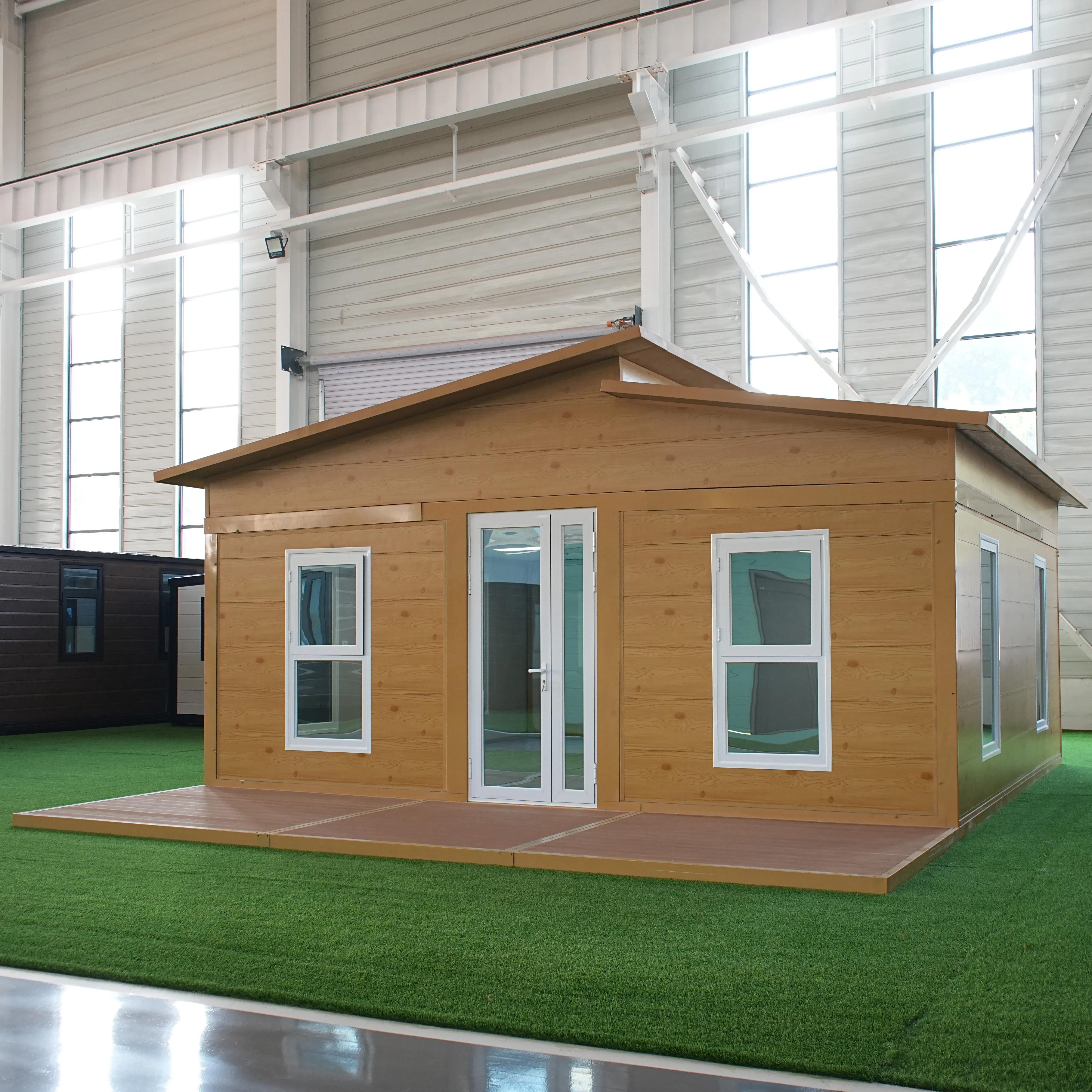 Edifício Modular de Aço com Design Expandível para Espaço de Vida Eficiente