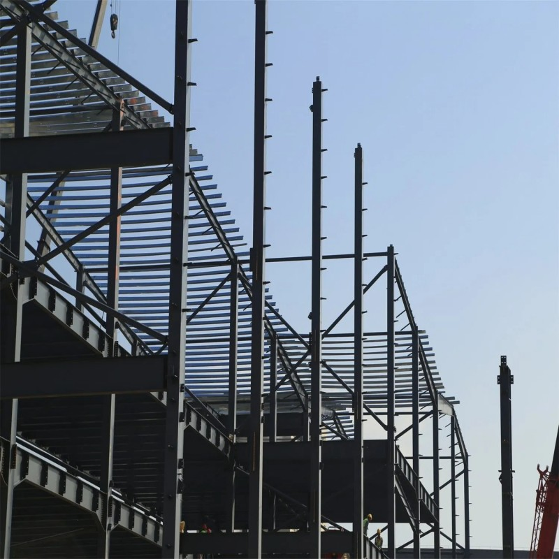 Construção de Armazém Prefabricado de Design Moderno, Casas Portáteis, Edifício Comercial de Escritórios