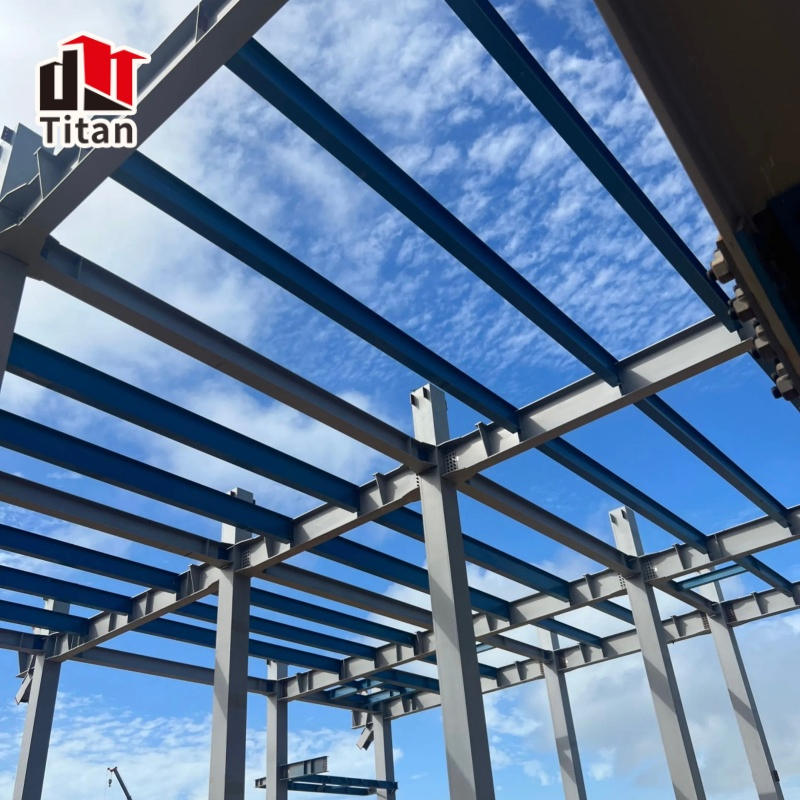 Projeto de Edifício Modular de Estrutura de Aço de Montagem Rápida para Planta Industrial