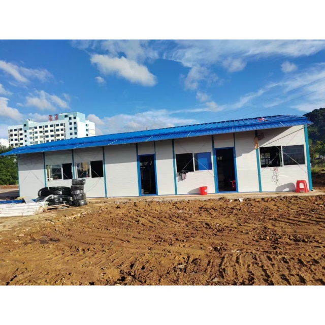 Habitação Modular Residencial Garantida pelo Governo, Casas de Painéis Simples para Reassentamento Pós-Desastre