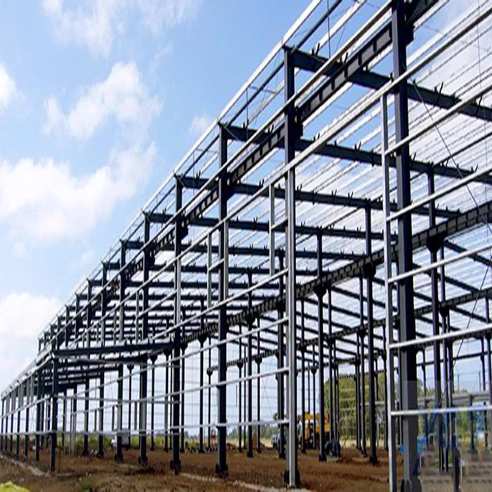 Construção de Armazém Estrutural Personalizado Oficina Hangar Edifícios Comerciais de Aço