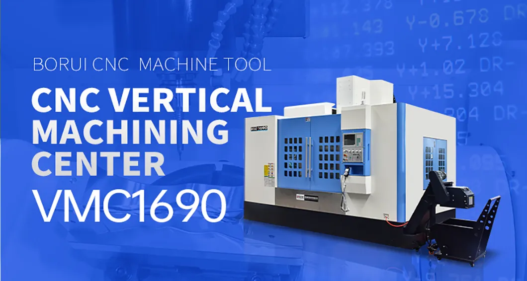 Centro de Usinagem Vertical CNC de Alta Precisão para Produção de Metal e Moldes