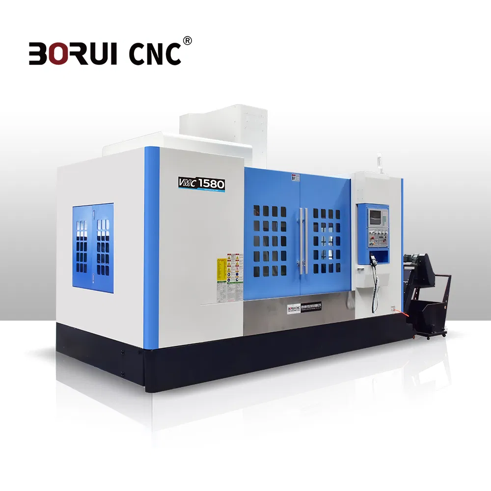 Centro de Usinagem Vertical Borui Vmc1580 3-Axis para Peças de Precisão