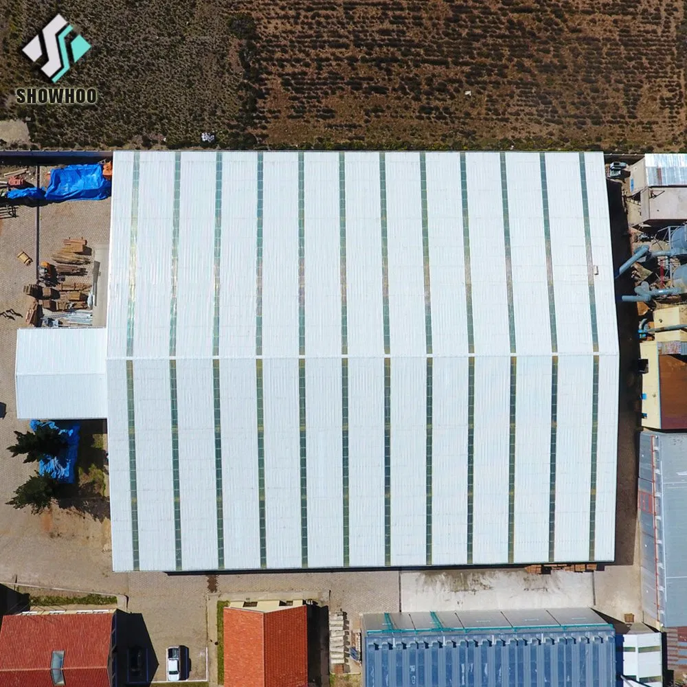 Planos de Construção de Galpão Estrutural de Aço Prefabricado Comercial Edifício Armazenagem Portátil Prefabricado