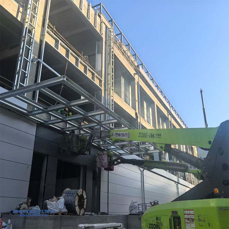 Construção Rápida de Estruturas de Aço para Edifícios Comerciais de Escritórios Comerciais