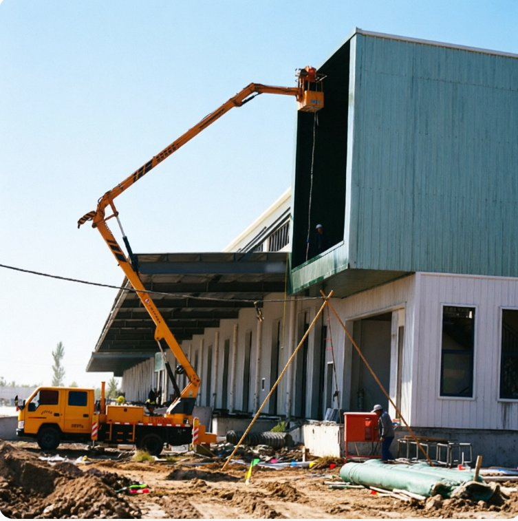 Edifício de Estrutura de Aço Prefabricada de Montagem Rápida
