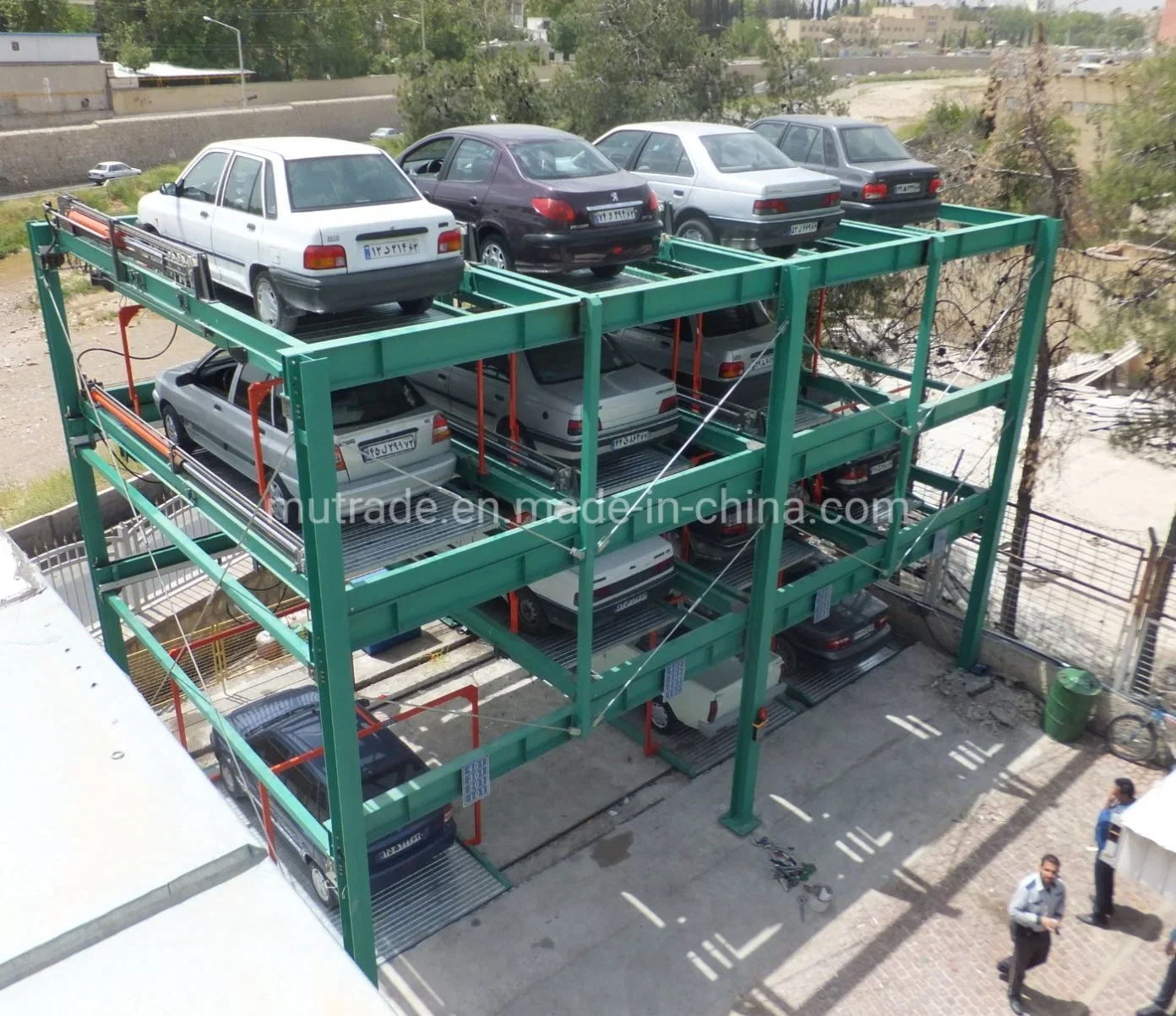 Sistema de Estacionamento Automatizado de Elevador de Quebra-Cabeça para Carros