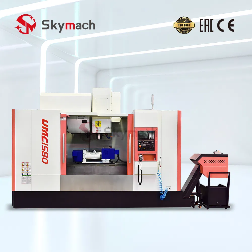 Vmc1580 Centro de Usinagem Vertical CNC com Controle GSK Fanuc Bt50 Eixo 3-Axis para Peças Automotivas Médias