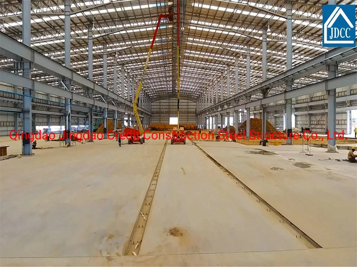 Novo Design Qingdao Jingdao Crédito Construção Prefabricado Moderno Armazém Desmontável Viga Fábrica Edifício Aluguel Estrutural Aço Fabricação Edifício